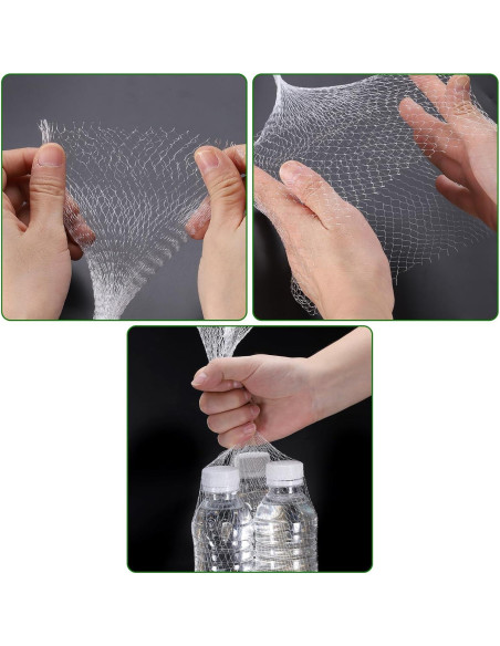 Bolsas de Malla Reutilizables uxcell 150pcs 30cm Blancas