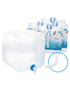 Contenedor de Agua Plegable ITRAZ 20L con Grifo - Libre de BPA