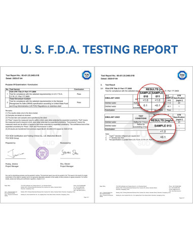 Popotes de Acero Inoxidable Prurex 30oz con Puntas de Silicona