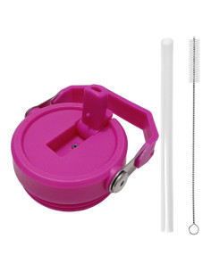Tapa de Reemplazo ISEMRO para Vaso IceFlow 20oz y 30oz Rojo Rosa