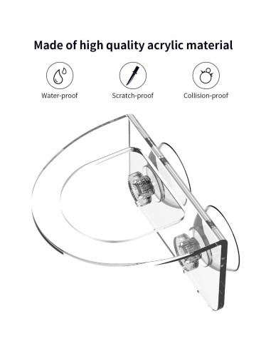 Soporte para Cepillo de Platos FEATCH Acrílico Transparente