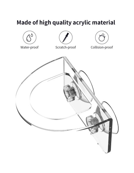 Soporte para Cepillo de Platos FEATCH Acrílico Transparente