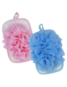 Esponja de Baño Exfoliante 2 Pack Bleu Bath 16x12cm