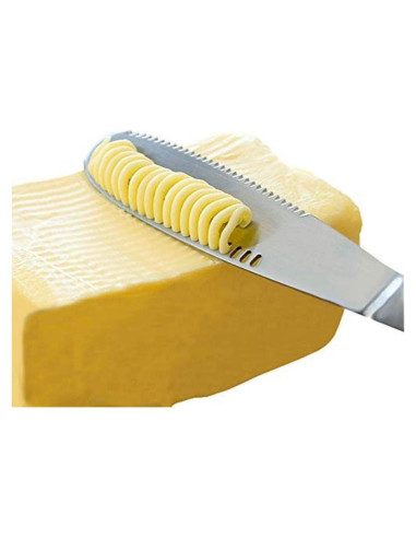 Cuchillo para Mantequilla Simple Spreading 3 en 1 Acero Inoxidable
