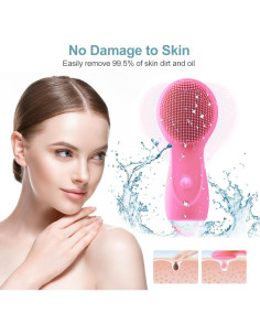 Masajeador Facial Eléctrico XYZHYAN Ultrasonico Impermeable 2