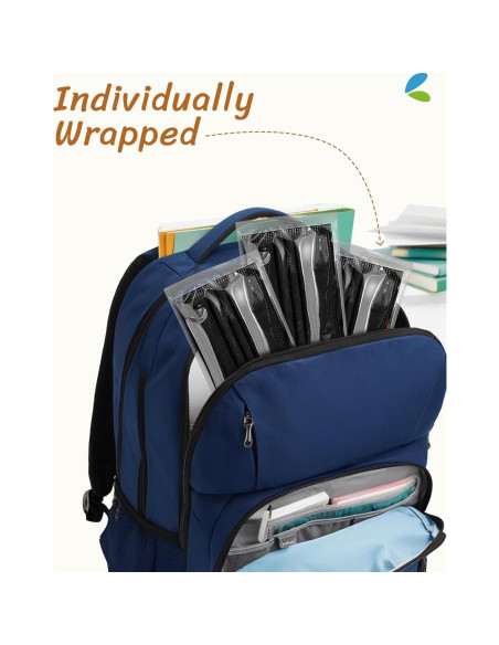 Mascarillas desechables FriCARE para niños 4 capas negro 50 unidades