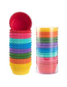 Forros para Cupcakes Jumbo GiFBERA 400 Unidades Multicolor