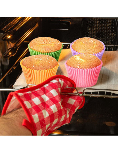 Forros para Cupcakes Jumbo GiFBERA 400 Unidades Multicolor