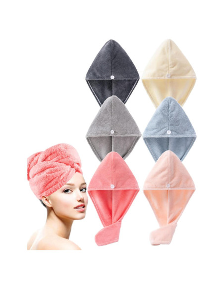 Toalla de Microfibra Lumimi 6 Piezas Secado Rápido 25x65cm