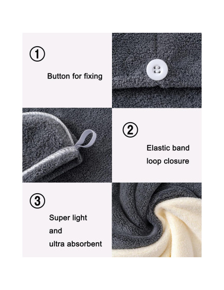 Toalla de Microfibra Lumimi 6 Piezas Secado Rápido 25x65cm