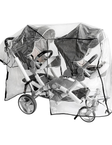 Cubierta de Lluvia Universal para Cochecito Doble A02-BIG