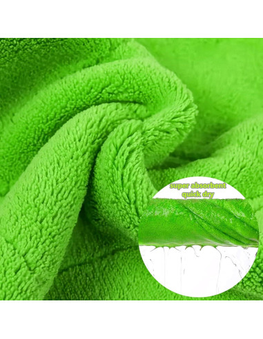 2 Toallas de Microfibra para el Cabello Globalnice - Diseño Rana