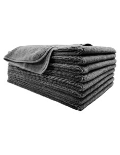Toallas de Secado Rápido Microfibra POLYTE 8 Unidades 40x74cm Gris