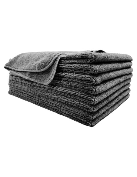 Toallas de Secado Rápido Microfibra POLYTE 8 Unidades 40x74cm Gris