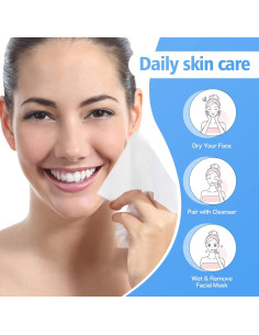 Toallas Desechables de Algodón BanYakong - 100 Unidades Multiusos 2