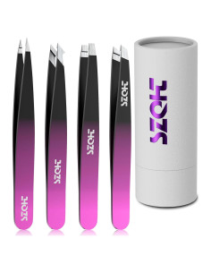 Juego de Pinzas Profesionales LY - Kit 4PC Acero Inoxidable