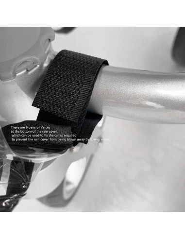 Cubierta de Lluvia Universal para Cochecito Doble A02-BIG
