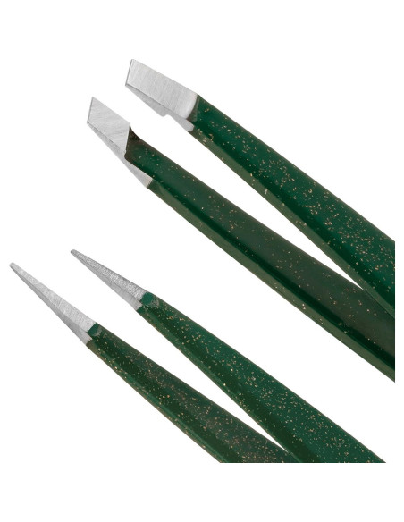 Juego de Mini Pinzas Tweezerman Enchanted Garden - Cejas