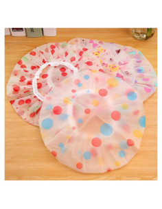 Gorros de Ducha Reutilizables AKOAK 5 Piezas Estampados