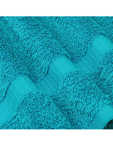 Toallas de Baño Extra Grandes Chakir 100% Algodón Aqua Set de 4