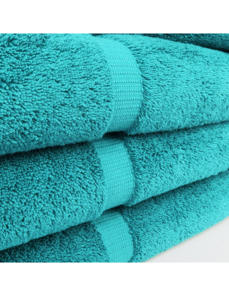 Toallas de Baño Extra Grandes Chakir 100% Algodón Aqua Set de 4