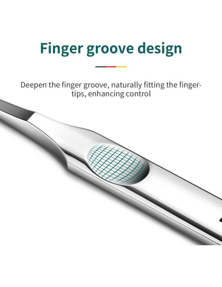 Empujador de Cutículas DEOU Acero Inoxidable Profesional 11.5cm