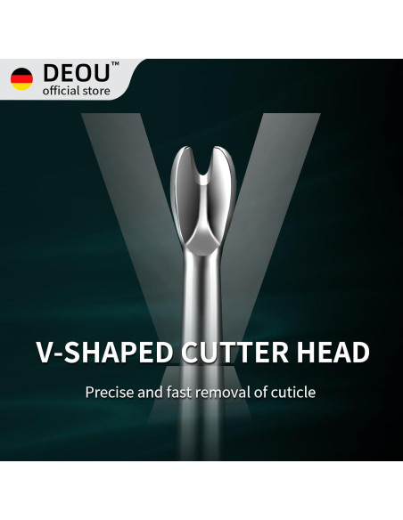 Removedor de Cutículas DEOU de Acero Inoxidable Profesional
