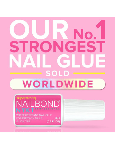 Pegamento para Uñas NYK1 8ml - Super Fuerte y Secado Rápido