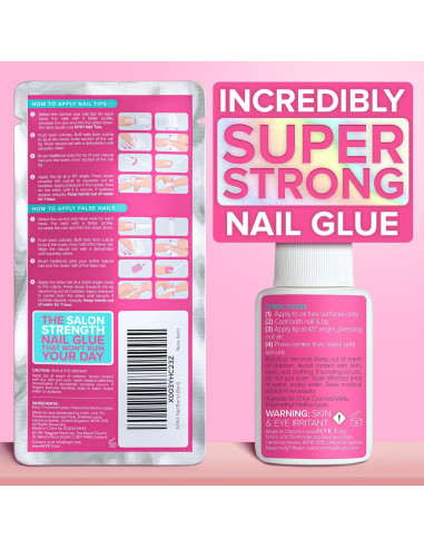 Pegamento para Uñas NYK1 8ml - Super Fuerte y Secado Rápido