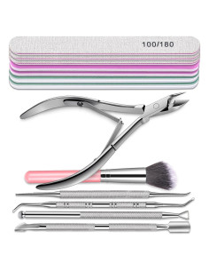 Kit de Manicura y Pedicura TsMADDTs 13PCS Rosa