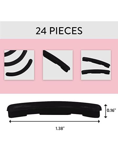 Almohadillas de Reemplazo para Rizador de Pestañas Petunia - 24 Unidades