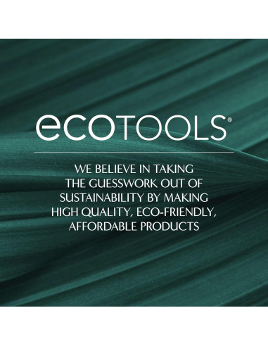 Cepillo de Baño EcoPouf EcoTools - 2 Unidades, Mango Largo, Ecológico
