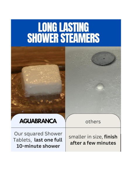 Bombas de Ducha Aromaterapia Aguabranca - 8 Aromas Naturales