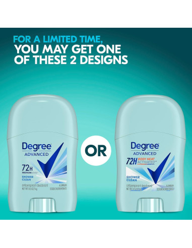 Desodorante Antitranspirante Degree Mujeres 12-Pack 0.5 Oz