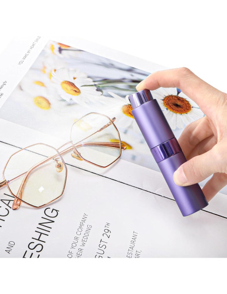 Foraineam 8 Pack Mini Atomizador de Perfume 8ml Viaje