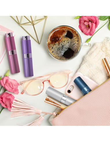 Foraineam 8 Pack Mini Atomizador de Perfume 8ml Viaje