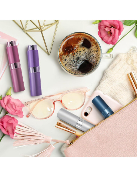 Foraineam 8 Pack Mini Atomizador de Perfume 8ml Viaje