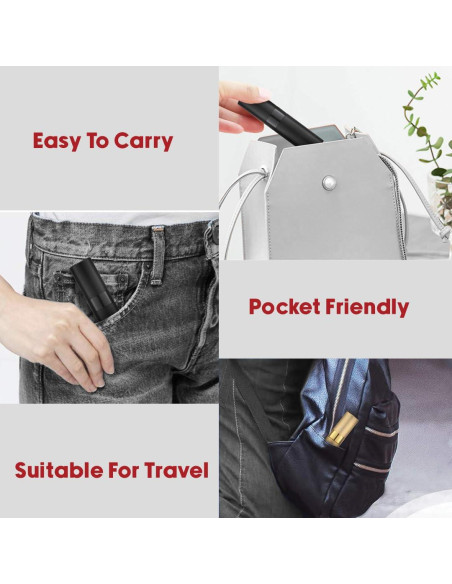 Atomizador de Perfume Recargable Ruzar 8ml - Paquete de 5