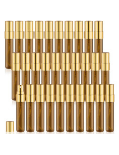 Paquete de 30 Botellas de Spray de Vidrio 5ml Glasstore Ámbar