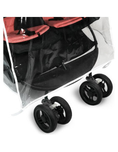 Cubierta de Lluvia Universal Ezkindheit para Carriolas Dobles 2