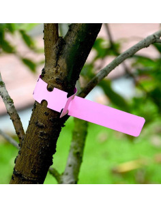 Etiquetas de Jardín Mziart 200 Pcs Ajustables Blancas 20x2 cm 2