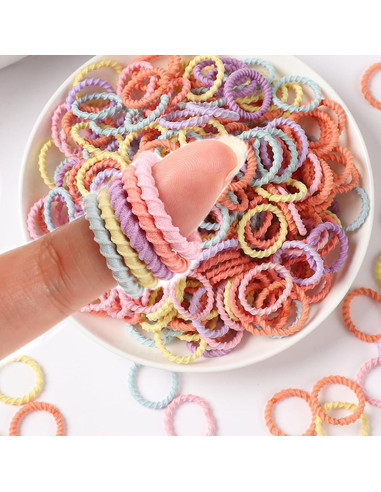 300 Bandas para el Cabello BlueZOO para Niños y Bebés 2cm