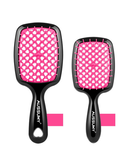 Cepillo Desenredante Aussumy Magenta Regular y Mini 20x20cm
