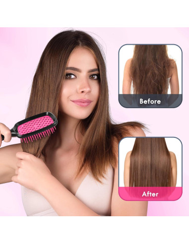 Cepillo Desenredante Aussumy Magenta Regular y Mini 20x20cm