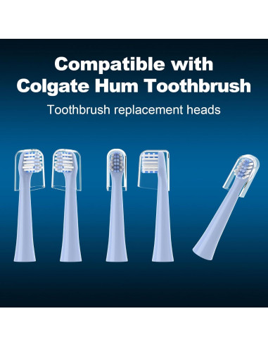 Cabezas de repuesto para cepillo eléctrico Colgate Hum - 8 unidades