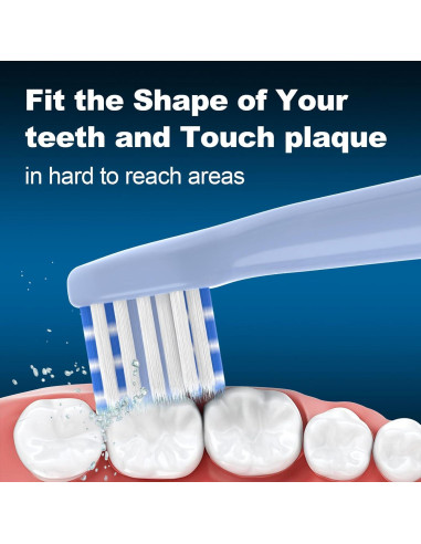 Cabezas de repuesto para cepillo eléctrico Colgate Hum - 8 unidades