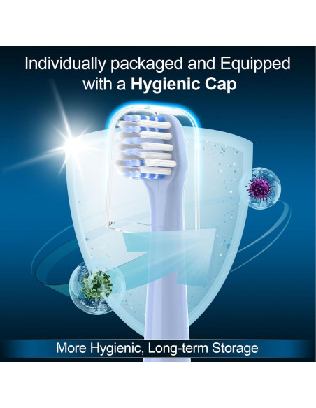 Cabezas de repuesto para cepillo eléctrico Colgate Hum - 8 unidades