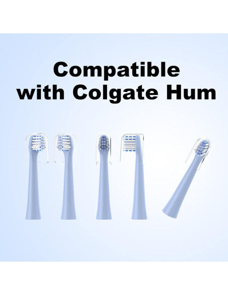 Cabezas de repuesto para cepillo eléctrico Colgate Hum - 10 unidades