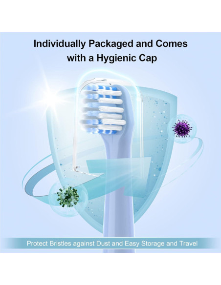 Cabezas de repuesto para cepillo eléctrico Colgate Hum - 10 unidades