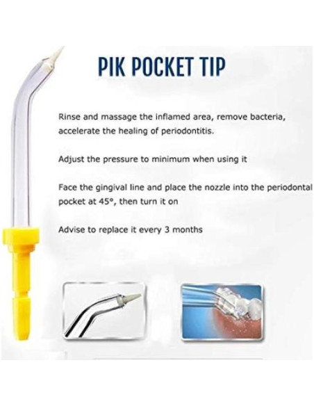 Consejos de chorro de agua dental VWONST para irrigadores